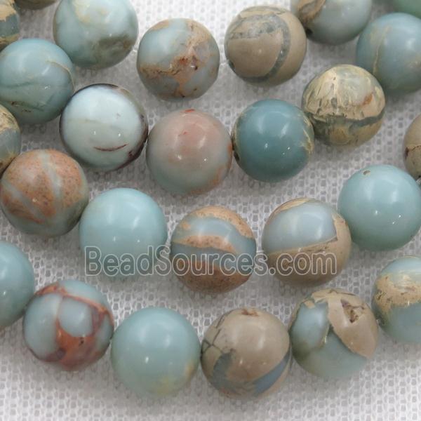 Imperial Jasper beads, round, AA-grade