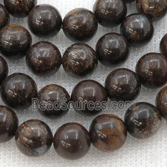 round Bronzite Beads