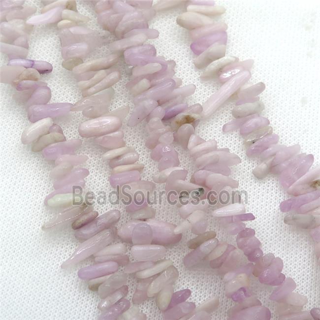 Kunzite chip beads