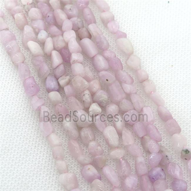 Kunzite chip beads