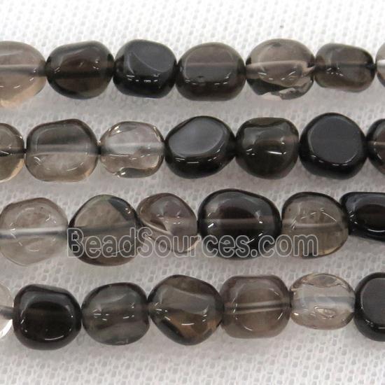 Smoky Quartz chip beads