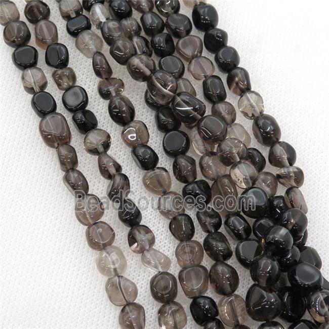 Smoky Quartz chip beads