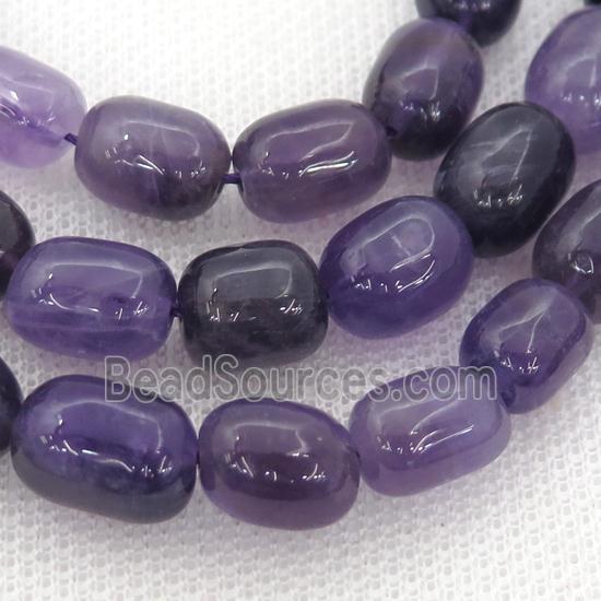 purple Amethyst beads, freeform