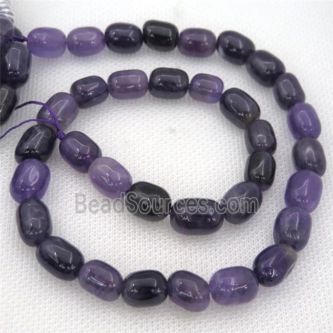 purple Amethyst beads, freeform