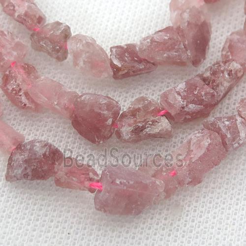 Strawberry Quartz chip beads