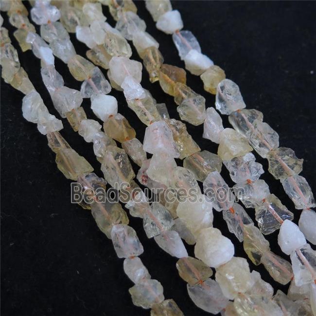 yellow Citrine chip beads