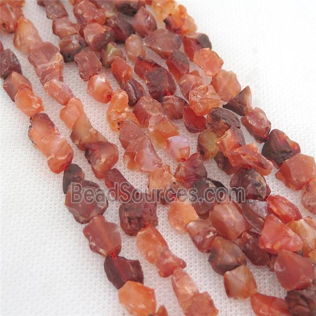 red Carnelian Agate beads chip