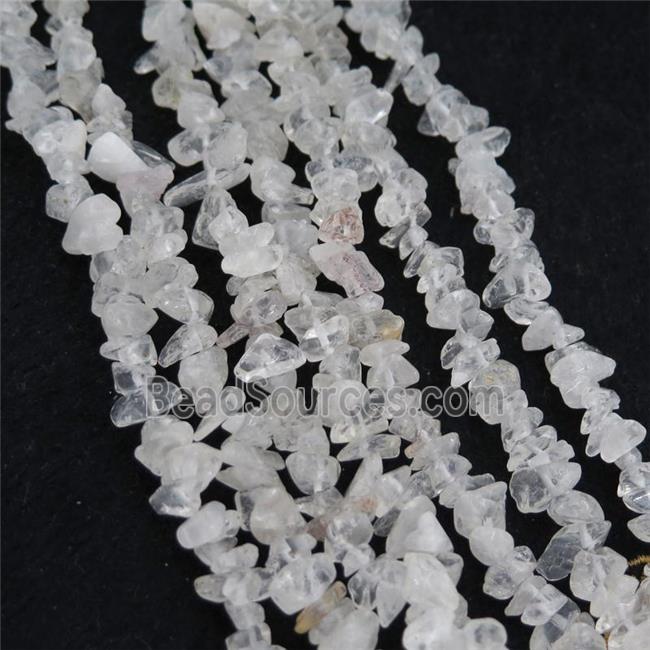 Clear Quartz chip beads