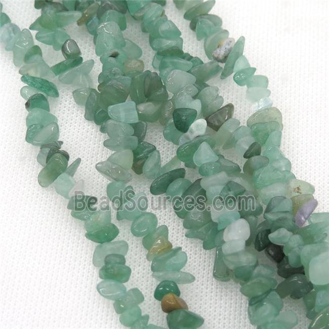 green Aventurine chip beads