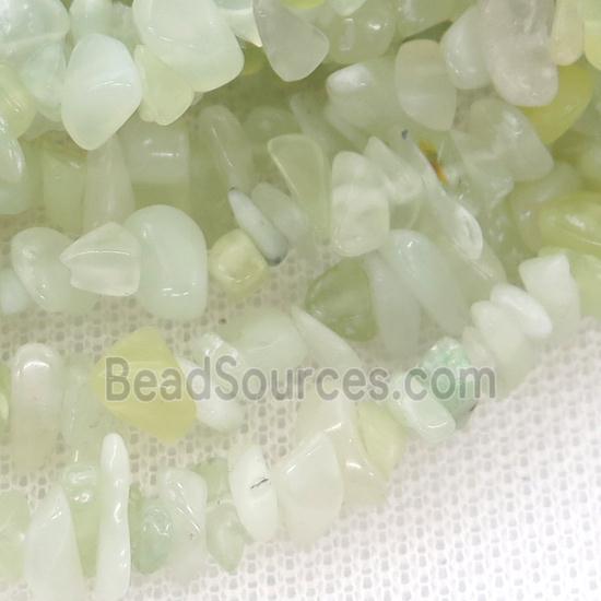 new Mountain Jade chip beads