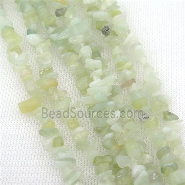 new Mountain Jade chip beads