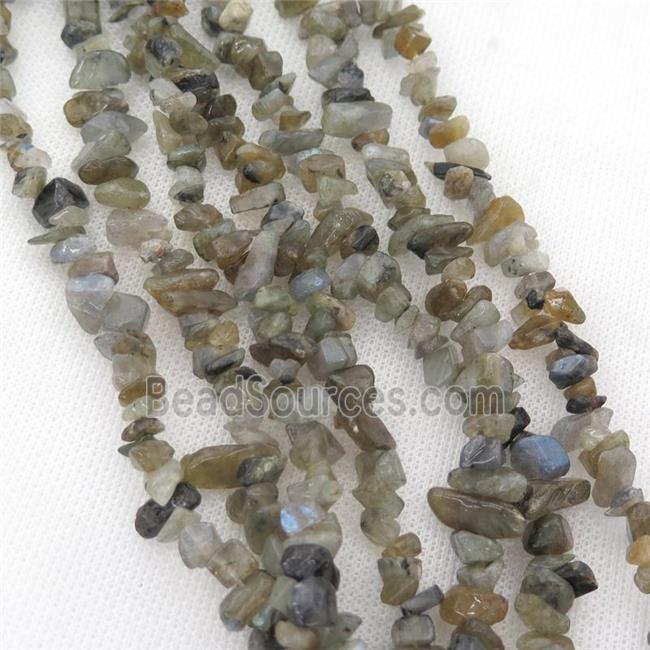 Labradorite chip beads