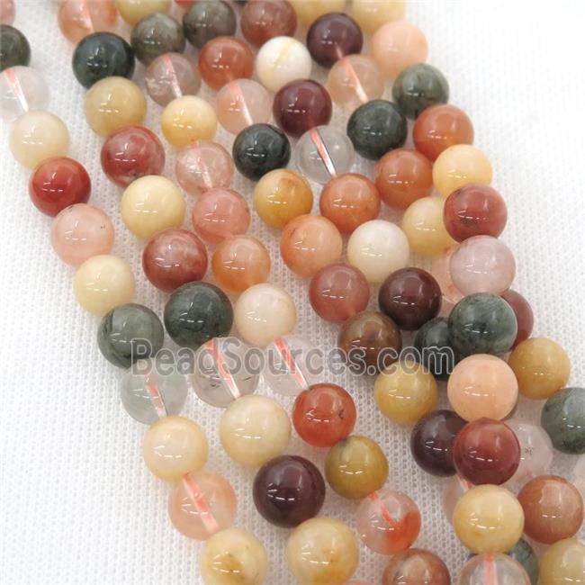 mix Gemstone beads, round