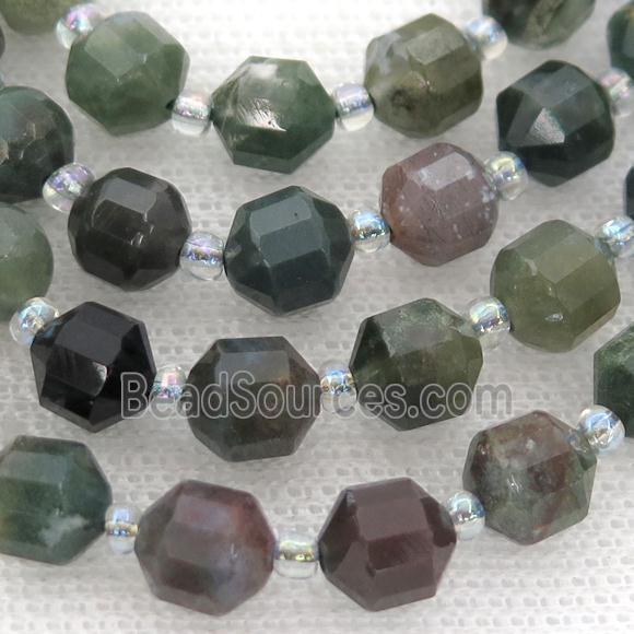 Indian Agate bullet beads