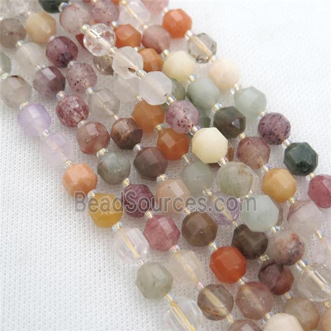 mix Gemstone bullet beads