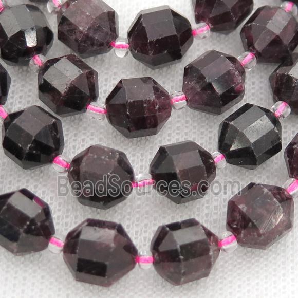 darkred Garnet bullet beads