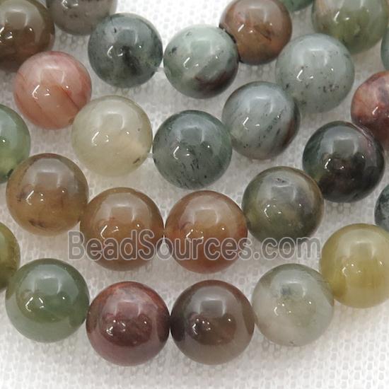 Green Chlorite Quartz Beads Smooth Round