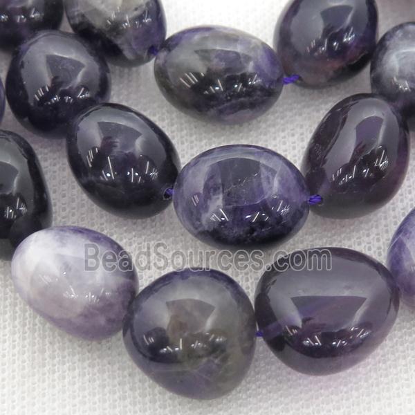 purple Amethyst Beads, freeform