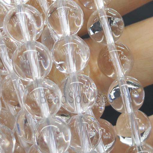 Clear Quartz Beads, round, A-grade