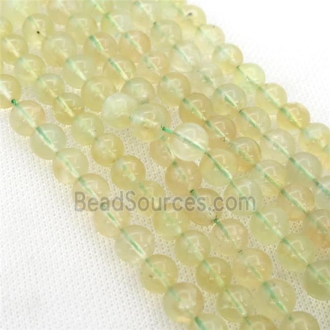 Olive Zoisite Beads, round