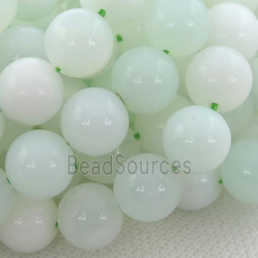 green Opal Beads, round