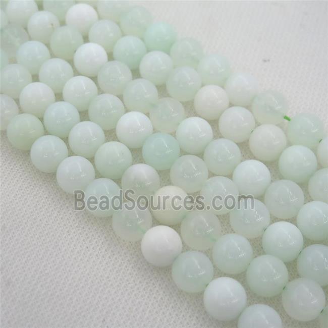 green Opal Beads, round