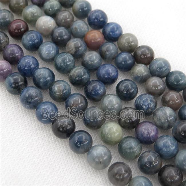 blue Sapphire Beads, round