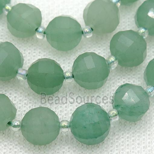 green Aventurine lantern Beads