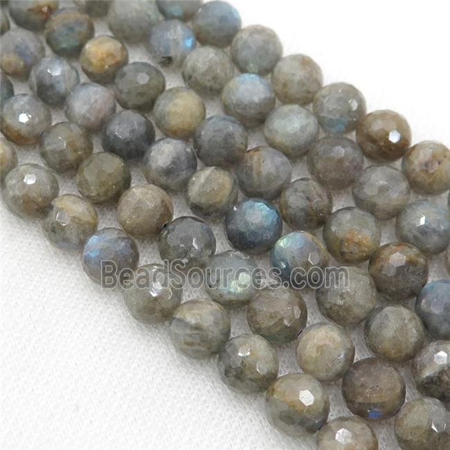 Labradorite Beads, faceted round