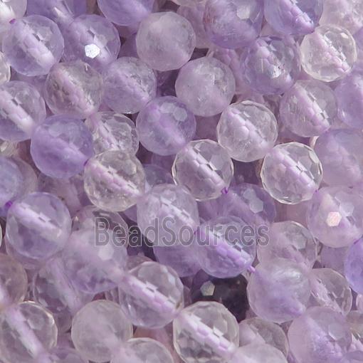 Ametrine Beads, faceted round