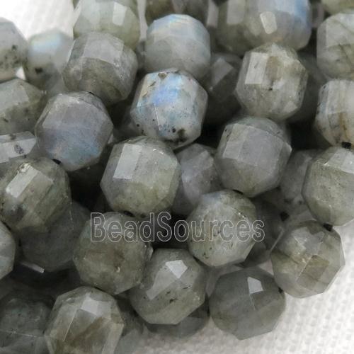 Labradorite bullet beads