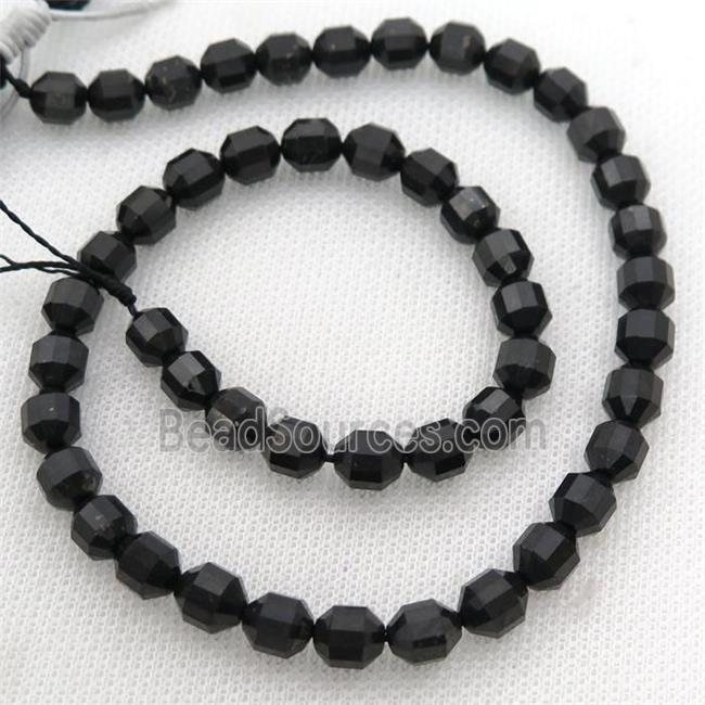 black Shungite bullet beads