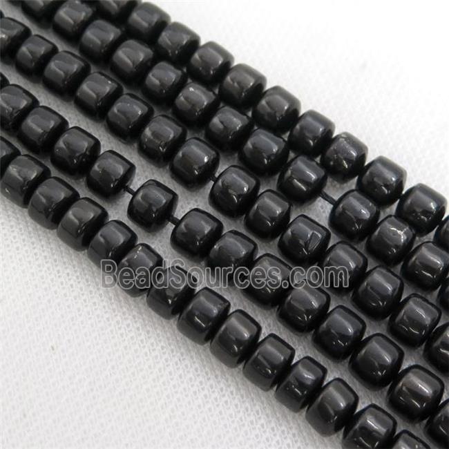 black Shungite Beads, wheel