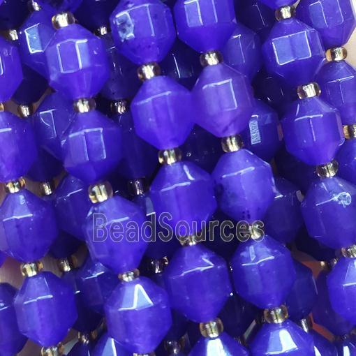 purple Jade bullet beads