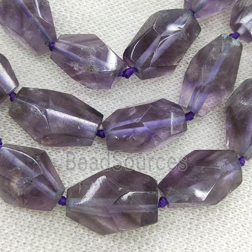 Amethyst Beads, freeform