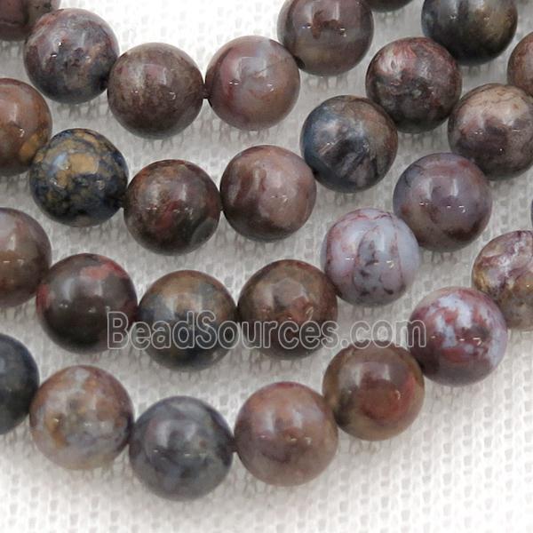 Pietersite Jasper Beads, round