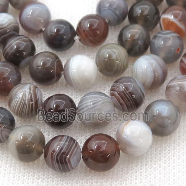 Botswana Agate Beads, round