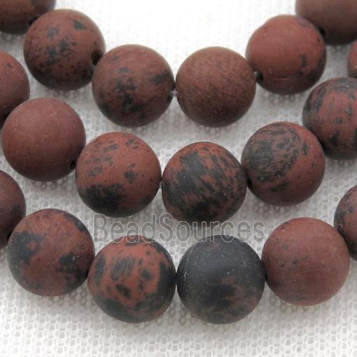 round Autumn Jasper Beads, matte