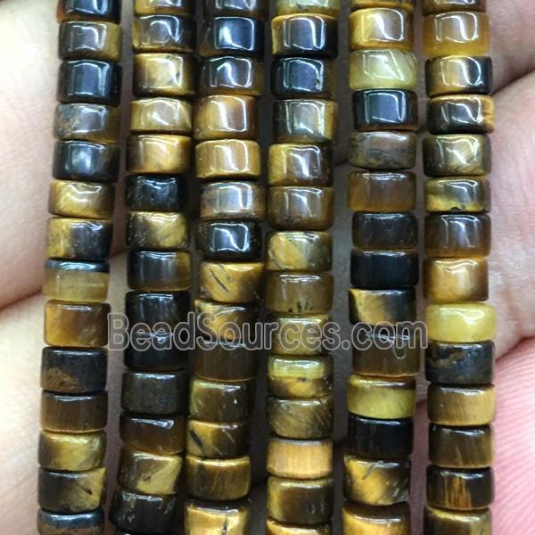 yellow Tiger Eye heishi beads