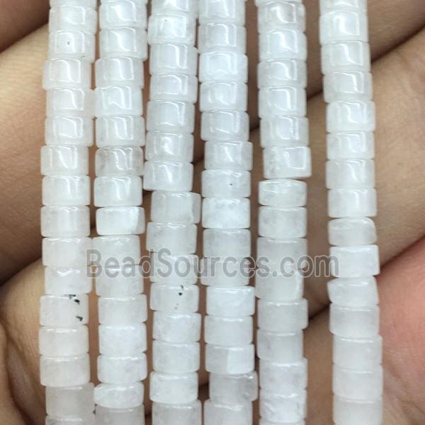 white Jade heishi beads