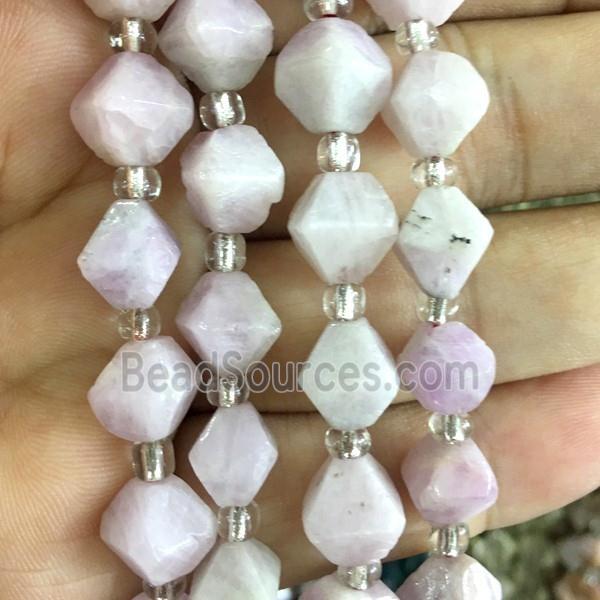 Kunzite bicone beads