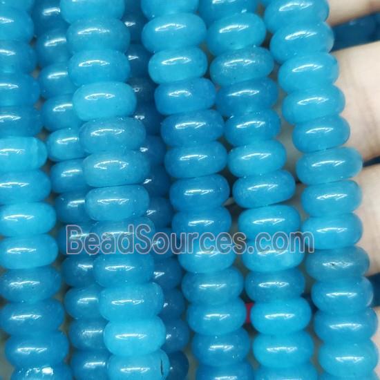 blue Jade rondelle beads