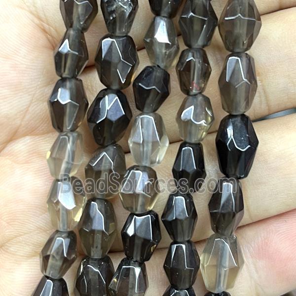 Smoky Quartz Beads, freeform