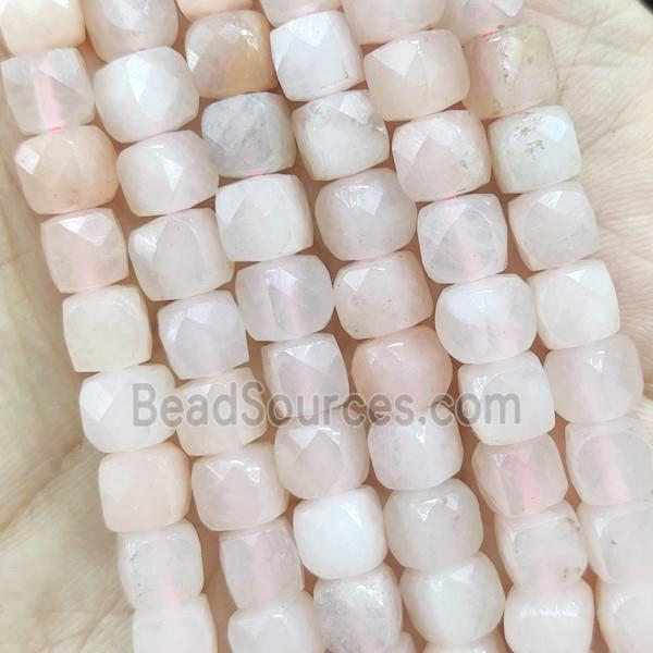 pink Aventurine Beads, faceted cube