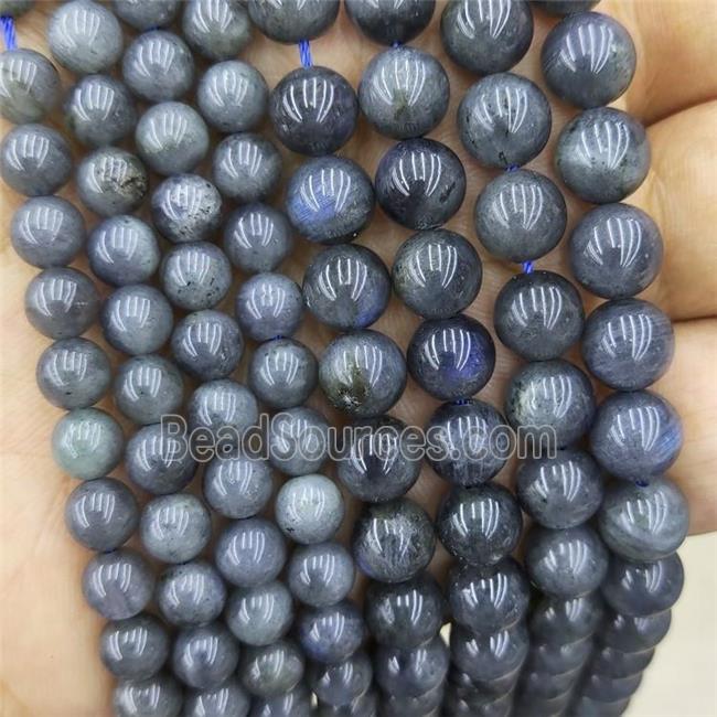 Natural Labradorite Beads Smooth Round A-Grade