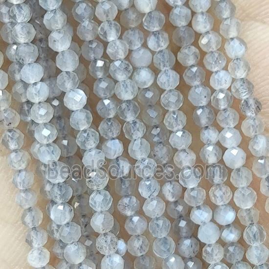 Labradorite Seed Beads Faceted Round