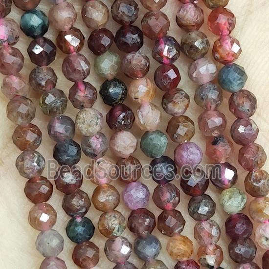 Red Spinel Beads Faceted Round