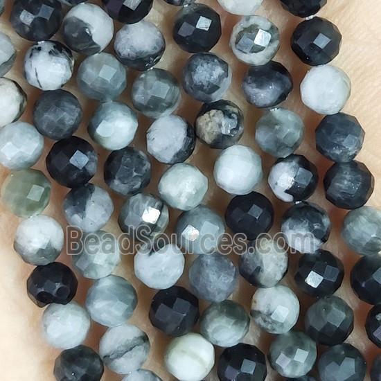 HawkEye Stone Beads Faceted Round