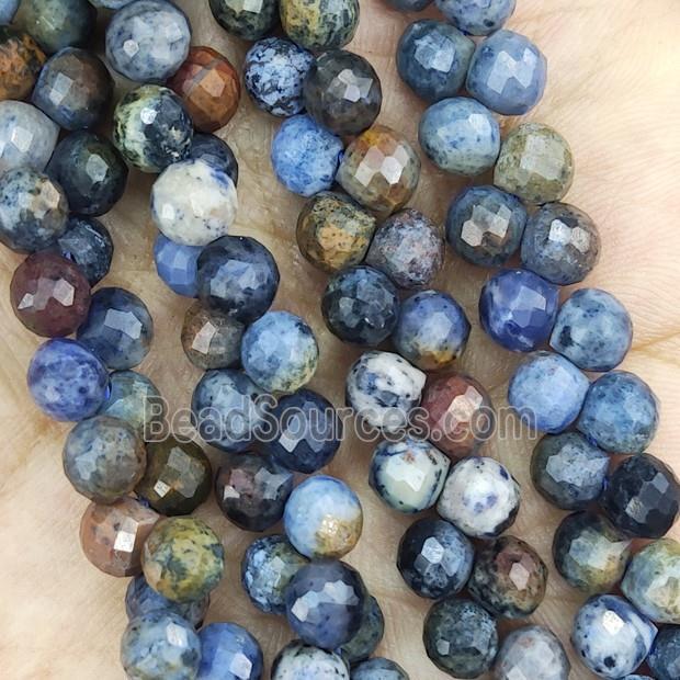 Sunset Dumortierite Teardrop Beads Topdrilled