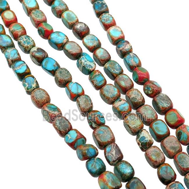 Multicolor Imperial Jasper Beads Freeform